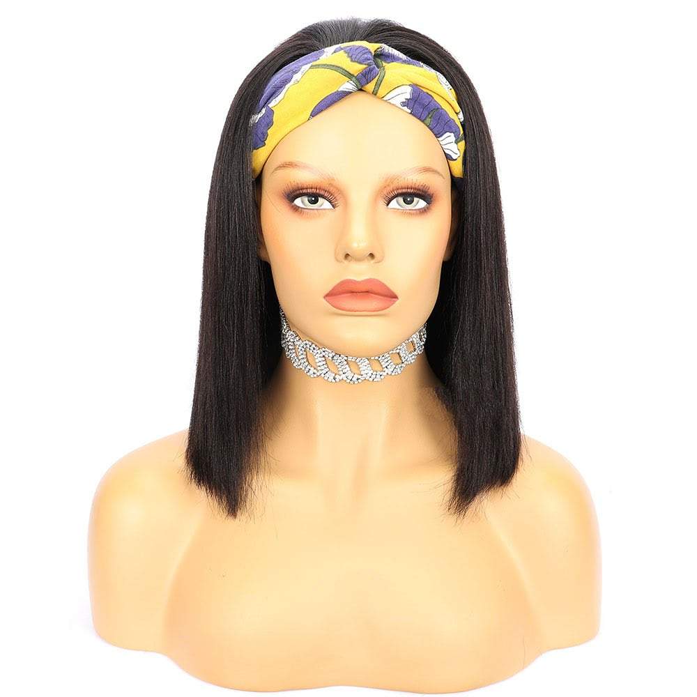 yaki bob headband wig