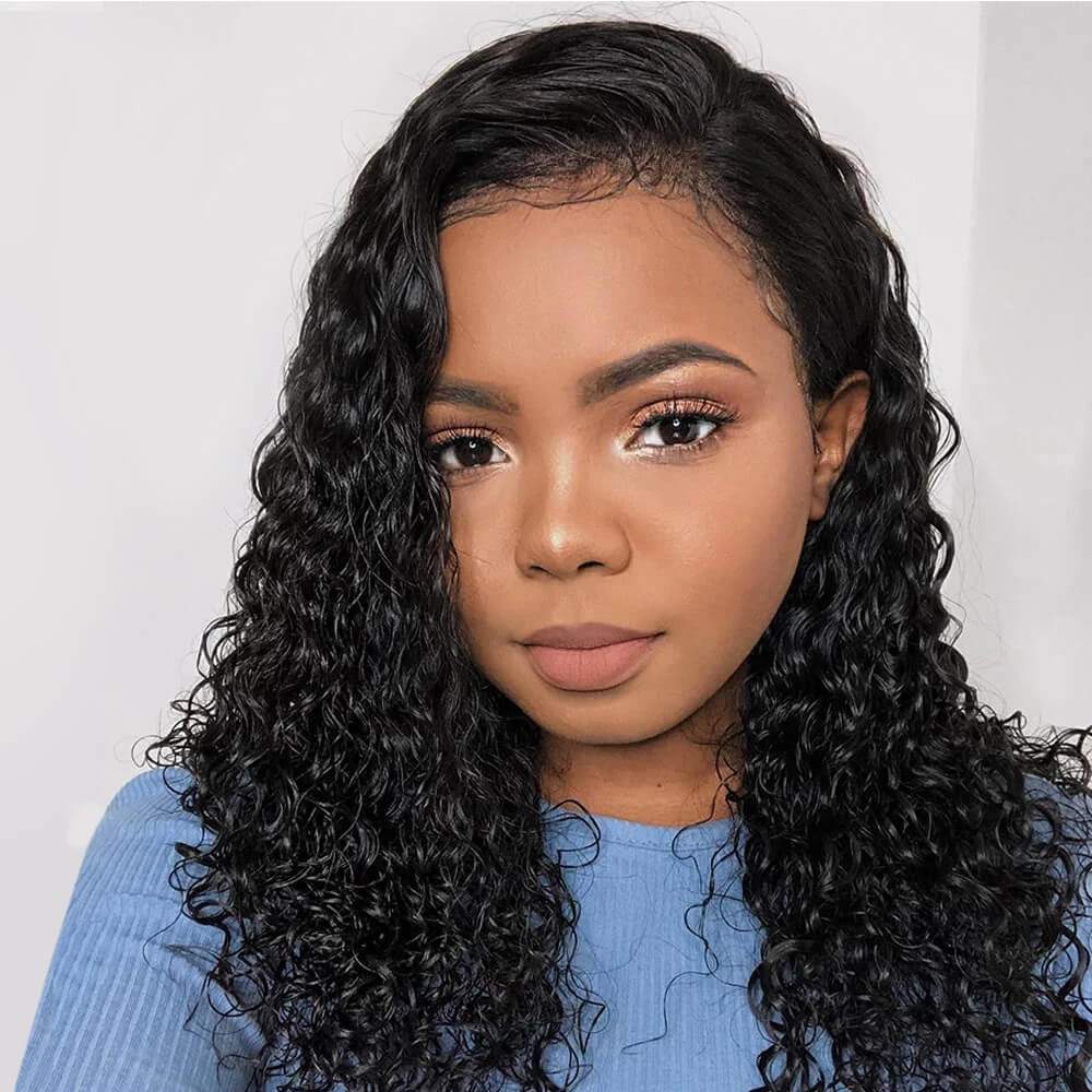 Undetectable Invisible Lace Best Human Hair 13x6 Glueless Frontal Lace Wig
